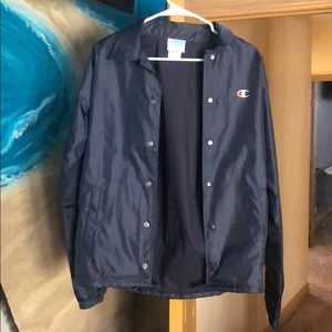 Champion Navy Coach Jacket